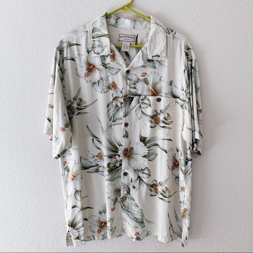 Camp Collar Floral Shirt